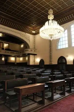Arquitectura e interior del teatro