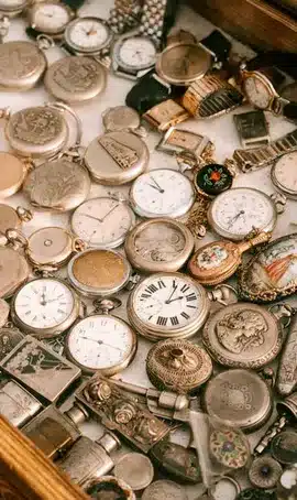 Colección de relojes antiguos