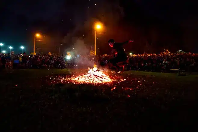 Exhibición de saltos: un espectáculo emocionante