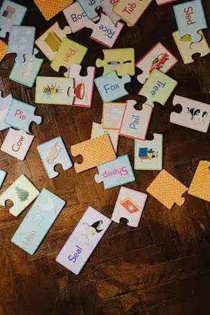 Juegos infantiles en la parte superior