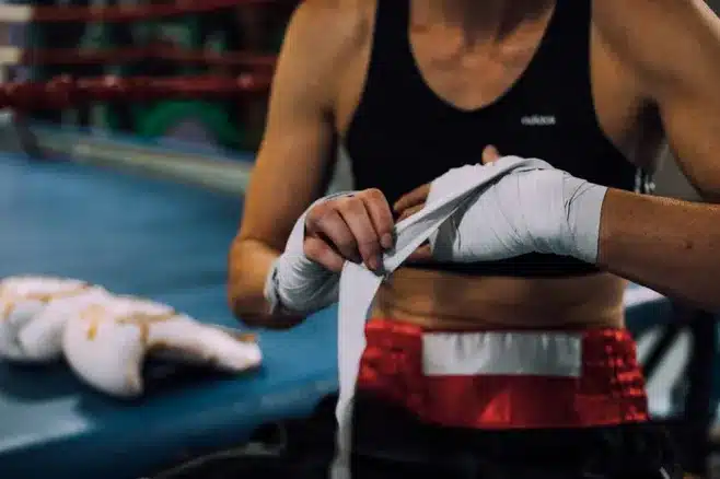 Preparativos y entrenamientos de los boxeadores