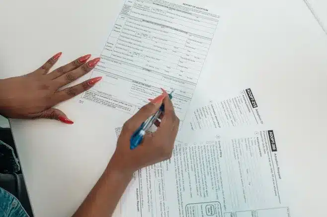 Procedimiento para completar el formulario de solicitud